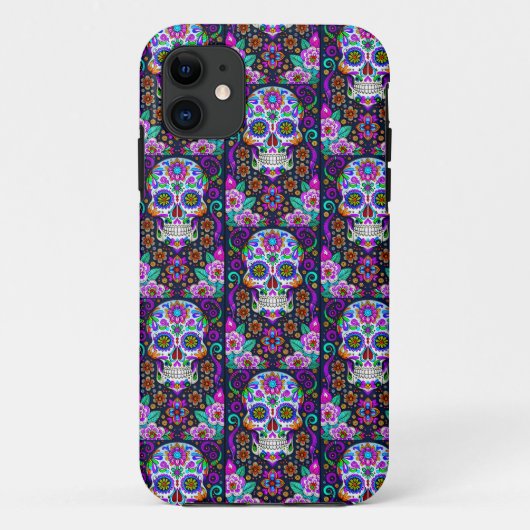 Sugar Skull Art - Leben im Tod Case-Mate iPhone Hülle (Rückseite)
