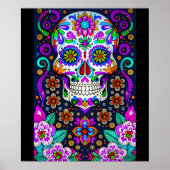 Sugar Skull Art - Leben im Tod Poster (Vorne)