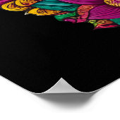 Sugar Skull Art - Lebhafte Traditionen Mexikos Poster (Ecke)