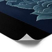 Sugar Skull Art - Lebhafter Tag der Toten Poster (Ecke)