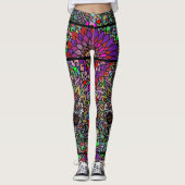 Sugar Skull Art Leggings (Vorderseite)