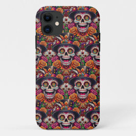 Sugar Skull Art - Marigold Sugar Skull Case-Mate iPhone Hülle