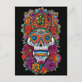 Sugar Skull Art - Mesmerisieren der Schönheit Postkarte