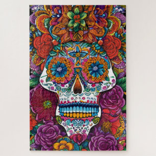 Sugar Skull Art - Mesmerisieren der Schönheit Puzzle