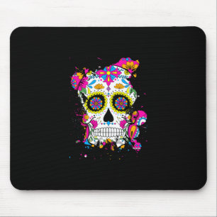 Sugar Skull Art Mousepad