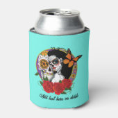 Sugar Skull Art Nouveau Dosenkühler (Kanne Vorderseite)