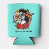 Sugar Skull Art Nouveau Dosenkühler (Vorderseite)