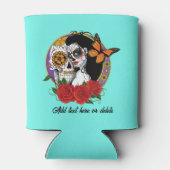 Sugar Skull Art Nouveau Dosenkühler (Rückseite)