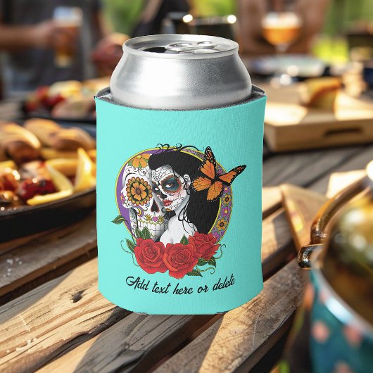 Sugar Skull Art Nouveau Dosenkühler