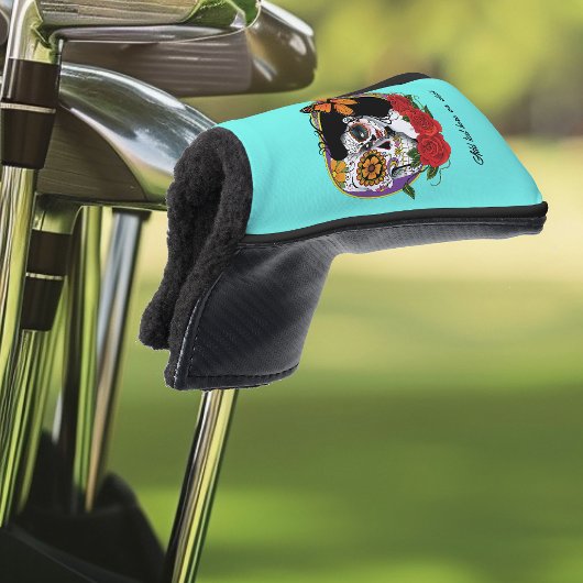 Sugar Skull Art Nouveau Golf Headcover