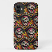 Sugar Skull Art - Pirate Skull Case-Mate iPhone Hülle (Rückseite)