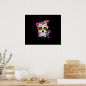 Sugar Skull Art Poster (Küche)