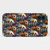 Sugar Skull Art - Pumpkins MitternachtsHalloween Case-Mate iPhone Hülle (Rückseite (Horizontal))