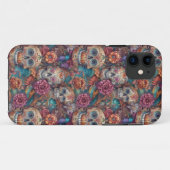 Sugar Skull Art - Skulls und Schmetterlinge Case-Mate iPhone Hülle (Rückseite (Horizontal))