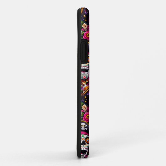 Sugar Skull Art - Swashbuckling Pirate Skull Case-Mate iPhone Hülle (Hinten/Rechts)