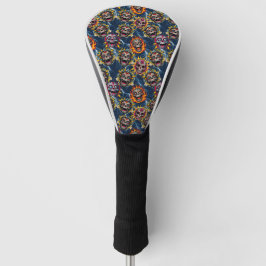 Sugar Skull Art - Tag des Toten Blitzes Golf Headcover
