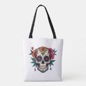Sugar Skull Art Tasche (Rückseite)