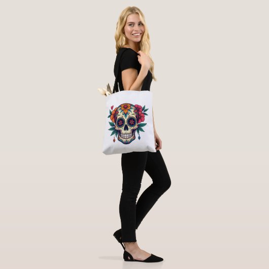 Sugar Skull Art Tasche (Am Model)