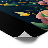 Sugar Skull Art - Traditionelle Dia de los Muertos Poster (Ecke)