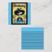 Sugar Skull Birthday Boy Mitteilungskarte (Vorne/Hinten)