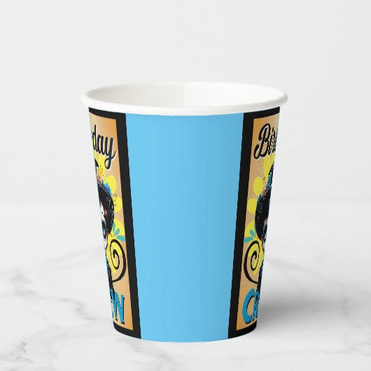 Sugar Skull Birthday Boy Pappbecher (Links)