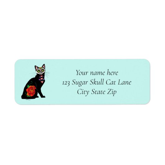 Sugar Skull Black Cat (Vorne)
