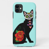 Sugar Skull Black Cat Case-Mate iPhone Hülle (Rückseite)