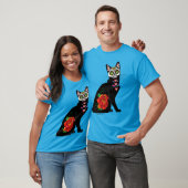 Sugar Skull Black Cat T-Shirt (Unisex)