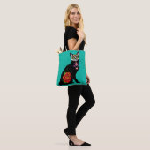 Sugar Skull Black Cat Tasche (Am Model)