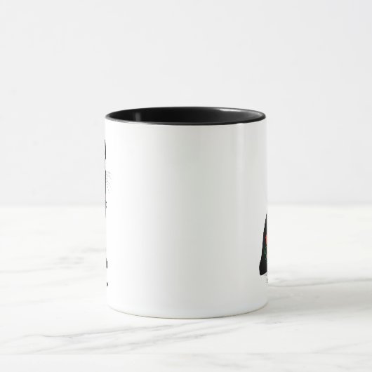 Sugar Skull Black Cat Tasse (Zentrum)