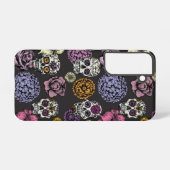 Sugar Skull Black Samsung Galaxy S22 Fall Hülle (Rückseite (Horizontal))