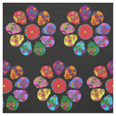 Sugar Skull Blume Stoff (Muster)