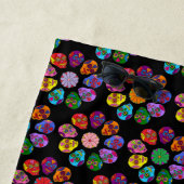 Sugar Skull Blume Strandtuch (Beispiel)