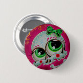 Sugar skull button (Vorne & Hinten)