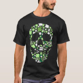 Sugar Skull C Skeleton Kleeblatt Irish St Saint Pa T-Shirt (Vorderseite)