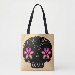 Sugar Skull Calaverita Tag der Toten Tasche
