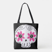 Sugar Skull Calaverita Tag des Toten Schlüsselanhä Tasche (Rückseite)
