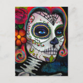 Sugar Skull Candy Postkarte (Vorderseite)