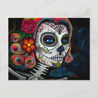 Sugar Skull Candy Postkarte