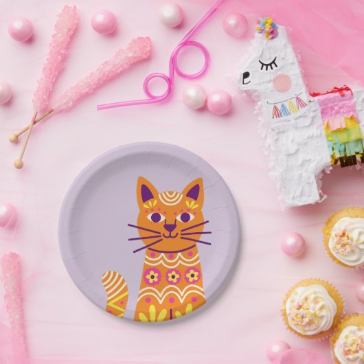 Sugar Skull Cat Day of the Dead Paper Tellers Pappteller (Party)