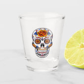 Sugar Skull Cinco de Mayo Schnapsglas (Vorderseite)