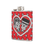 Sugar Skull Couple Flachmann (Links)