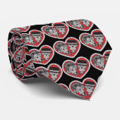 Sugar Skull Couple Krawatte (Gerollt)