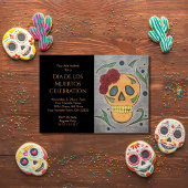 Sugar Skull Day of the Dead Halloween Einladung