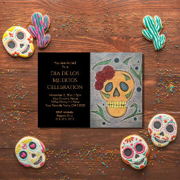 Sugar Skull Day of the Dead Halloween Einladung