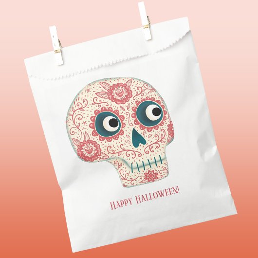 Sugar Skull Day of the Dead Halloween Geschenktütchen