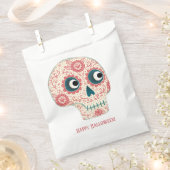Sugar Skull Day of the Dead Halloween Geschenktütchen (Ausgeschnitten)