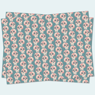 Sugar Skull Day of the Dead Halloween Seidenpapier