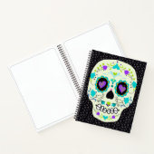 Sugar Skull  Day of the Dead Notebook Notizblock (Innenseite)