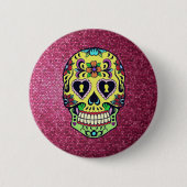 Sugar Skull Dead of the Dead Button (Vorderseite)